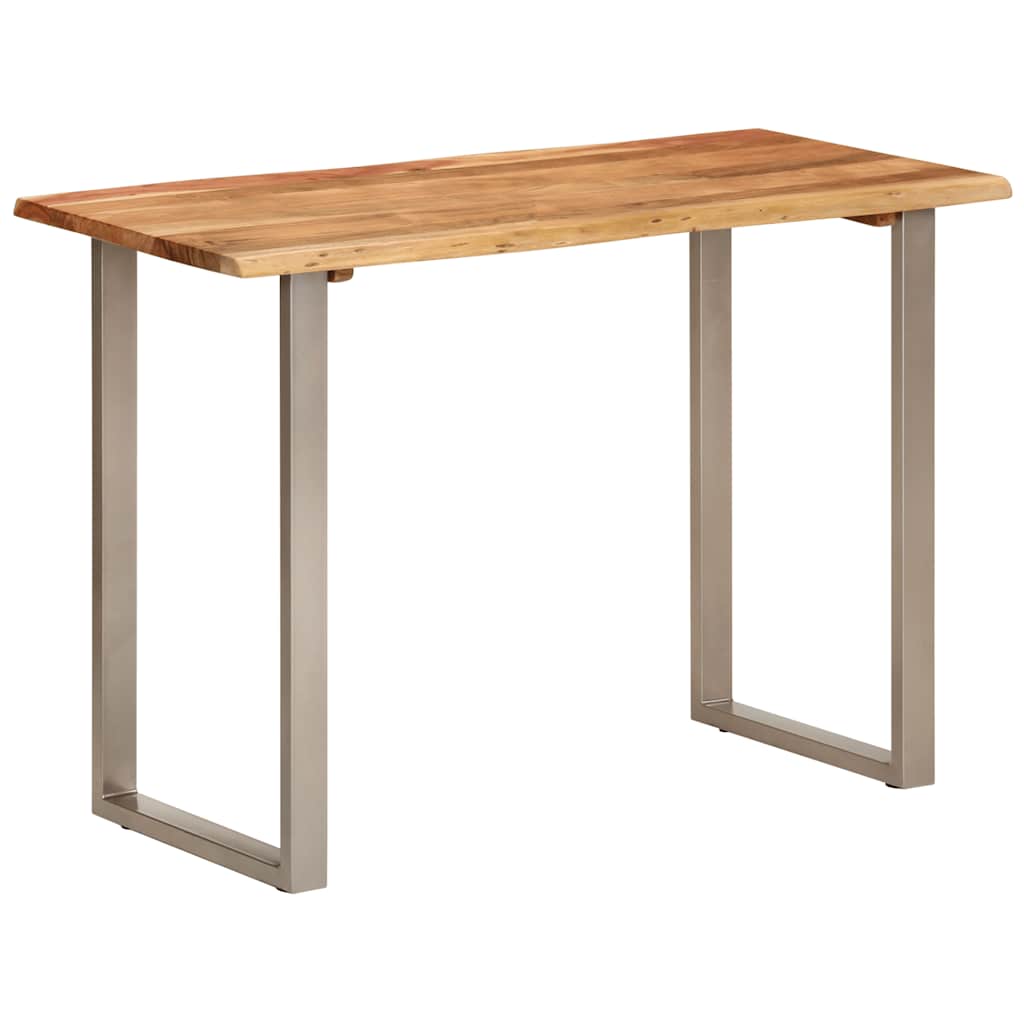 vidaXL Dining Table 110x50x76 cm Solid Wood Acacia