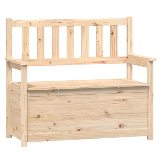 vidaXL Bench 112,5x51,5x96,5 cm Solid Wood Pine