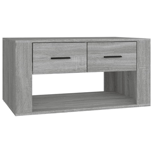 vidaXL Coffee Table Grey Sonoma 80x50x40 cm Engineered Wood