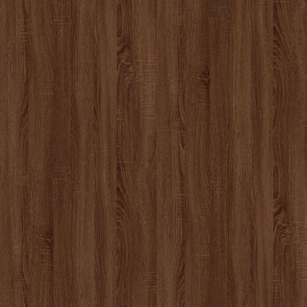 vidaXL Side Tables 2 pcs Brown Oak 50x46x35 cm Engineered Wood
