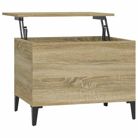 vidaXL Coffee Table Sonoma Oak 60x44,5x45 cm Engineered Wood
