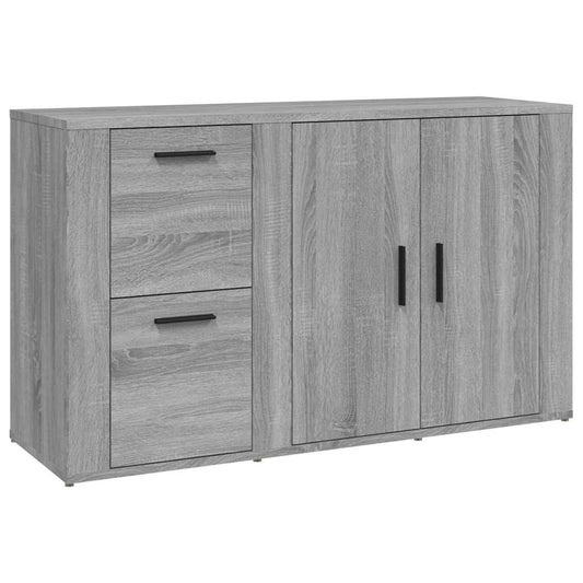 vidaXL Sideboard Grey Sonoma 100x33x59,5 cm Engineered Wood