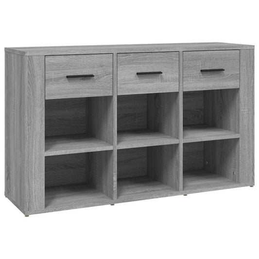 vidaXL Sideboard Grey Sonoma 100x30x59,5 cm Engineered Wood