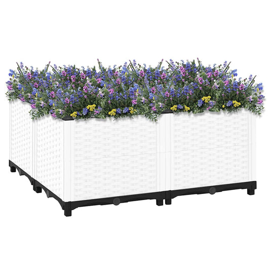 vidaXL Raised Bed 80x80x38 cm Polypropylene