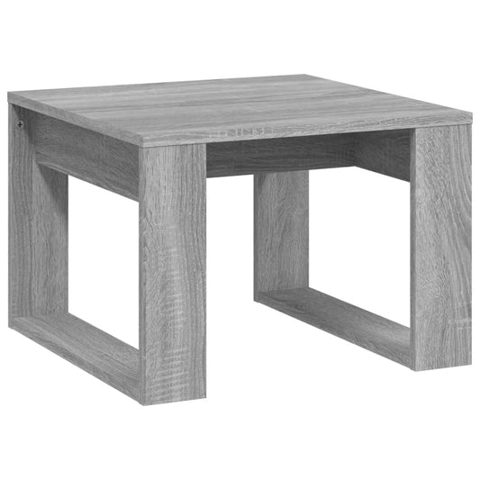 vidaXL Side Table Grey Sonoma 50x50x35 cm Engineered Wood