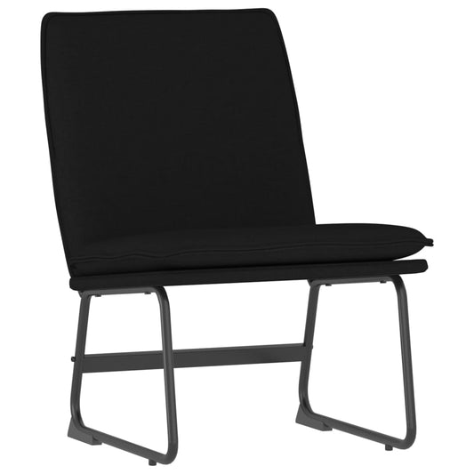 vidaXL Lounge Chair Black 52x75x76 cm Fabric