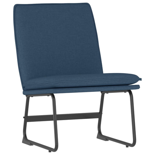 vidaXL Lounge Chair Blue 52x75x76 cm Fabric