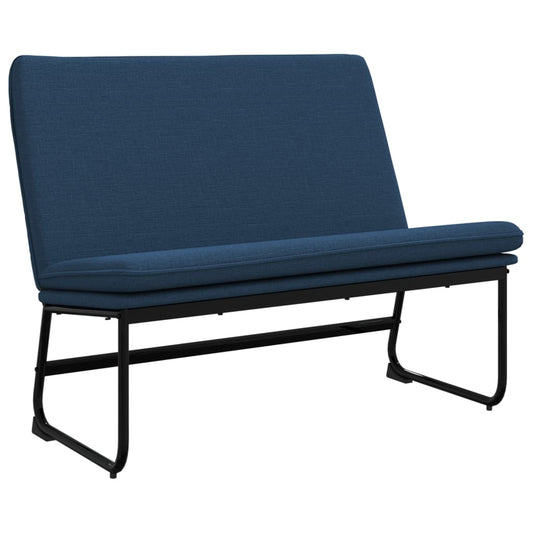 vidaXL Bench Blue 100x75x76 cm Fabric