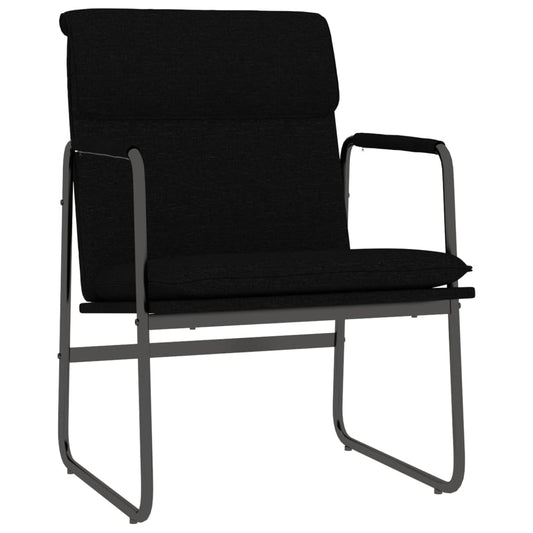 vidaXL Lounge Chair Black 55x64x80 cm Fabric
