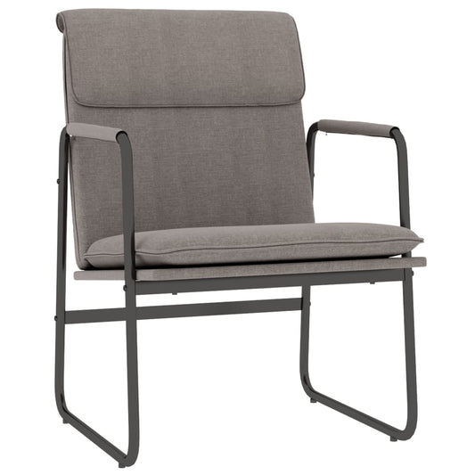 vidaXL Lounge Chair Taupe 55x64x80 cm Fabric