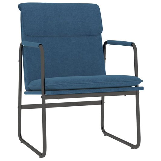 vidaXL Lounge Chair Blue 55x64x80 cm Fabric