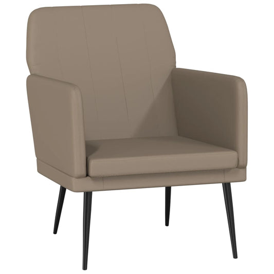 vidaXL Armchair Cappuccino 61x78x80 cm Faux Leather