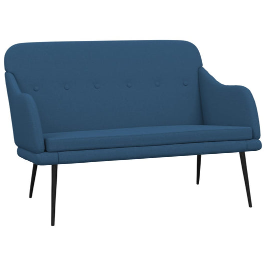 vidaXL Bench Blue 110x76x80 cm Fabric