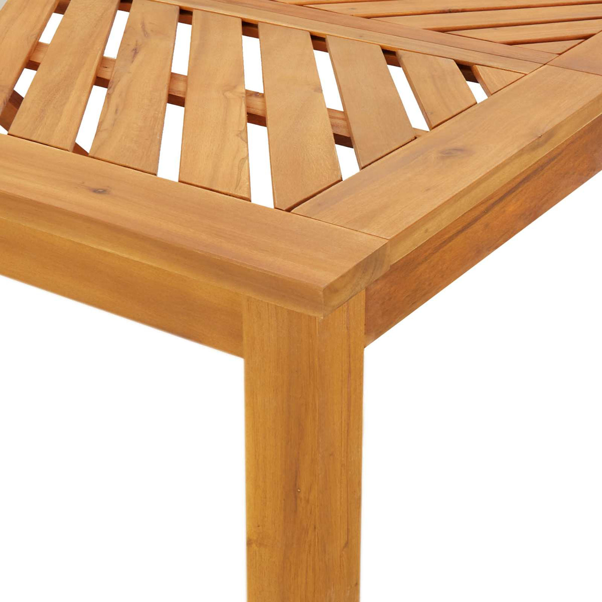 vidaXL Garden Dining Set 5 pcs Brown Solid Acacia Wood