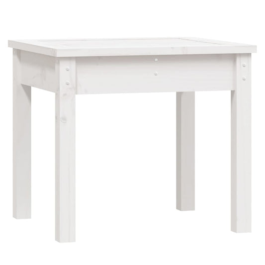 vidaXL Garden Bench White 50x44x45 cm Solid Wood Pine