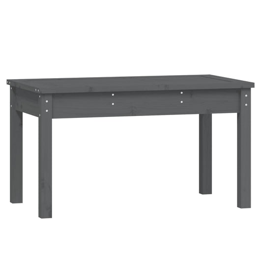 vidaXL Garden Bench | Grey | Solid pine wood | Medium | Tough | Garden Bench