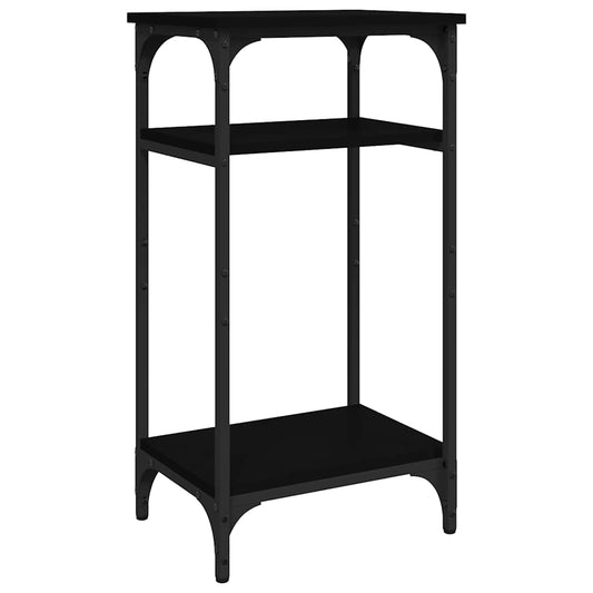 vidaXL Side Table | Black | Engineered wood | Small | Adjustable Feet