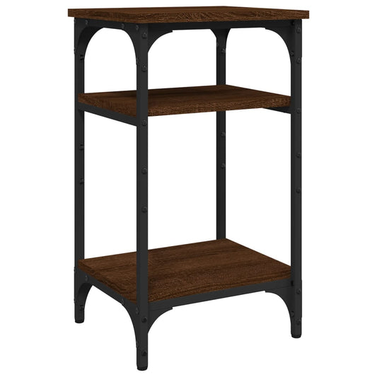 vidaXL Side Table Brown Oak 35x30x60 cm Engineered Wood