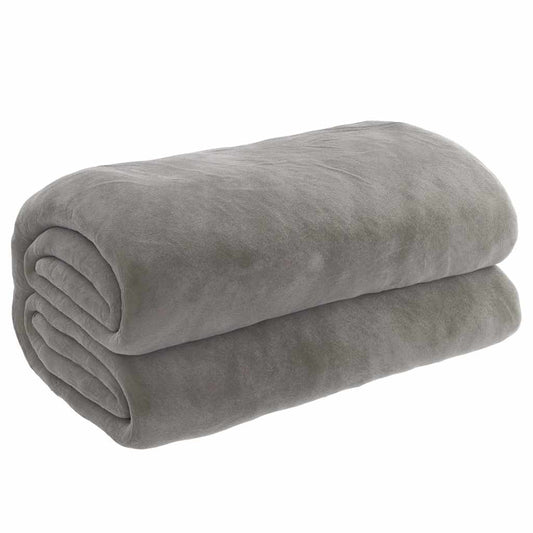 vidaXL Weighted Blanket with Cover Grey 122x183 cm 9 kg Fabric