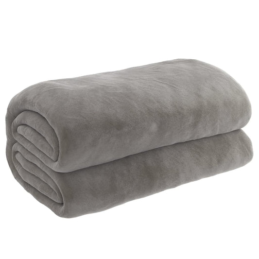 vidaXL Weighted Blanket with Cover Grey 200x230 cm 9 kg Fabric