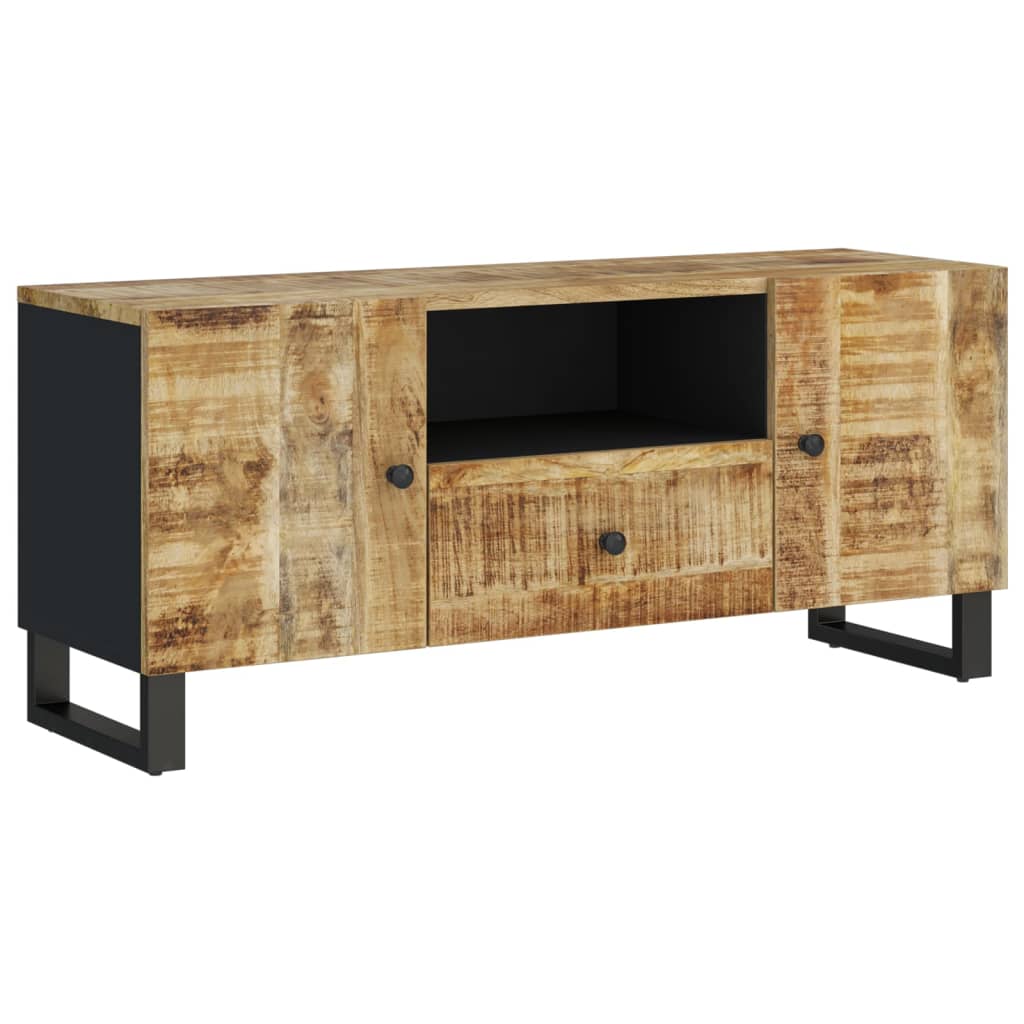 vidaXL TV Cabinet 105x33.5x46 cm Solid Wood Mango&Engineered Wood