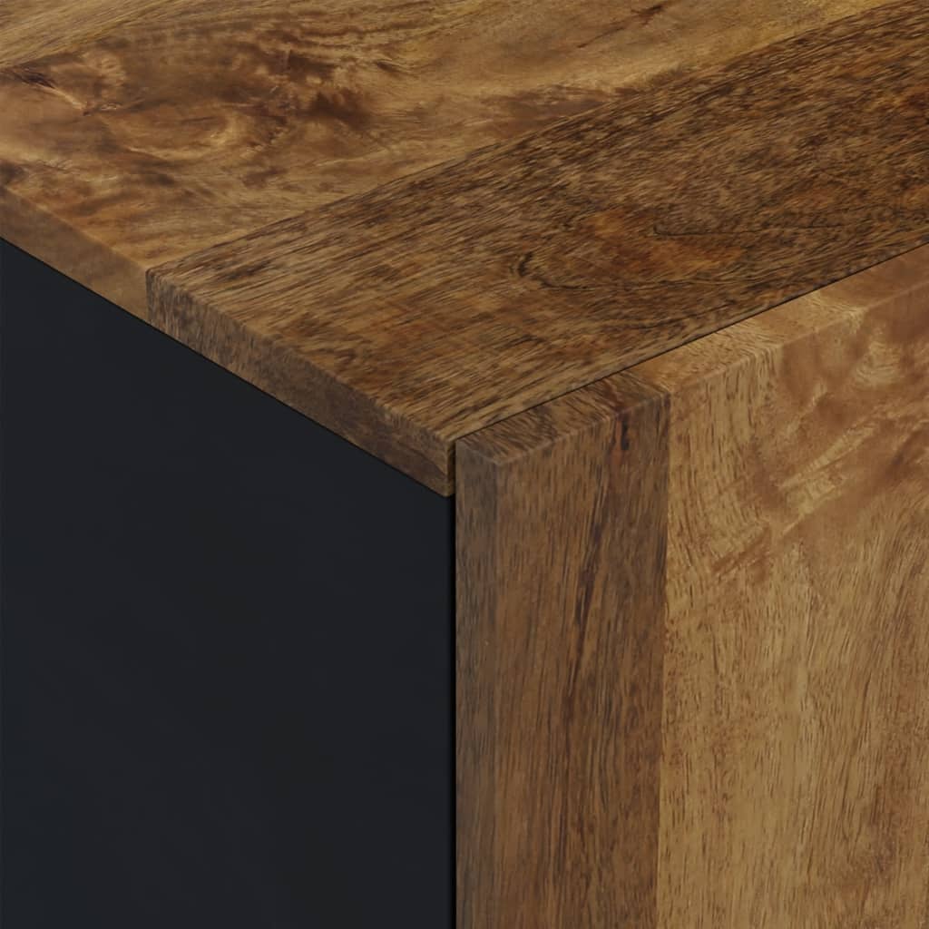 vidaXL TV Cabinet 80x33x46 cm Solid Wood Mango&Engineered Wood