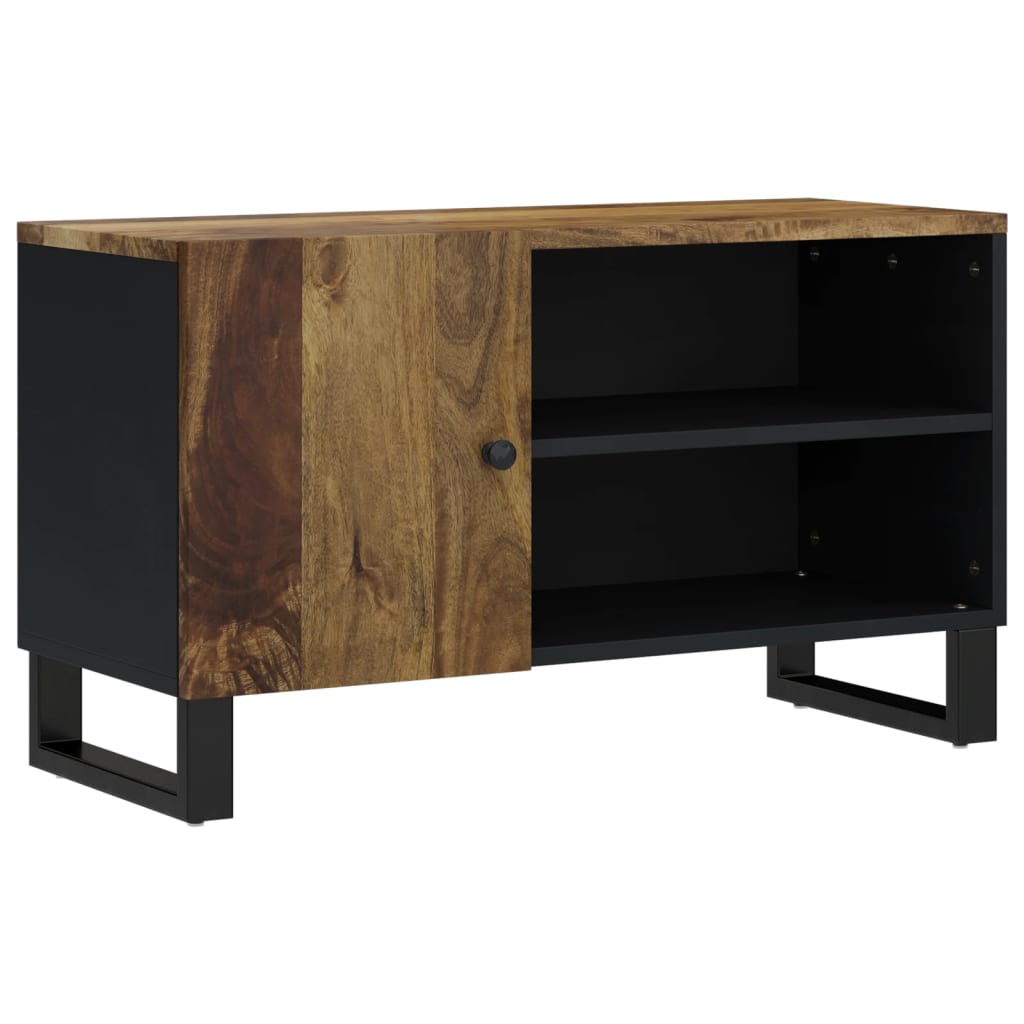 vidaXL TV Cabinet 80x33x46 cm Solid Wood Mango&Engineered Wood