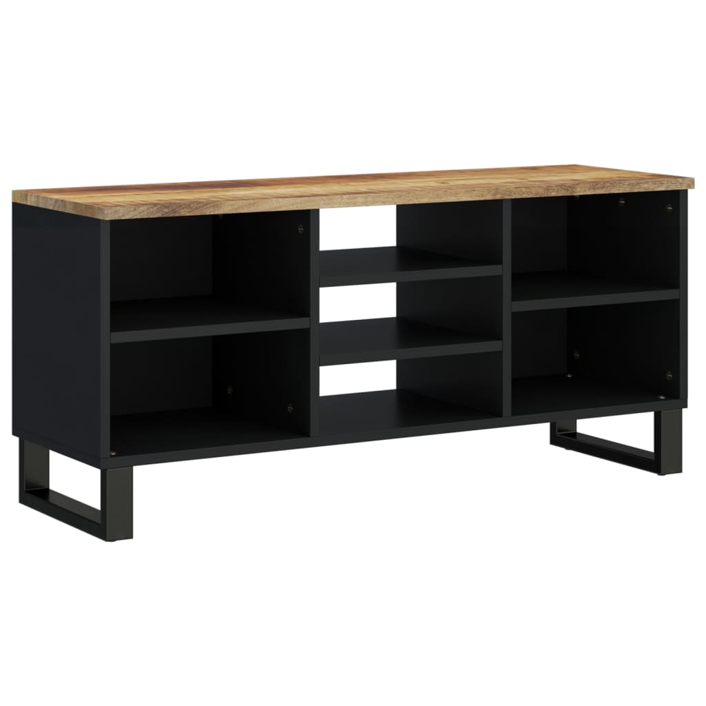 vidaXL TV Cabinet 100x33x46 cm Solid Wood Mango&Engineered Wood