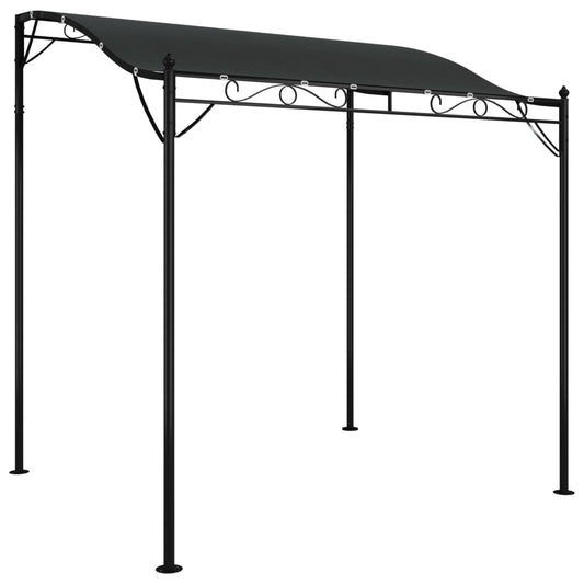 vidaXL Canopy Anthracite 2x2,3 m 180 g/m² Fabric and Steel