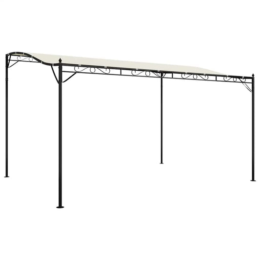 vidaXL Canopy Cream 4x3 m 180 g/m² Fabric and Steel