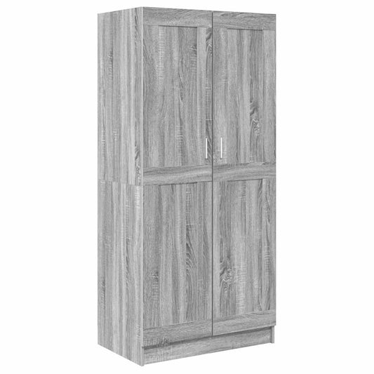 vidaXL Wardrobe Grey Sonoma 82,5x51,5x180 cm Engineered Wood