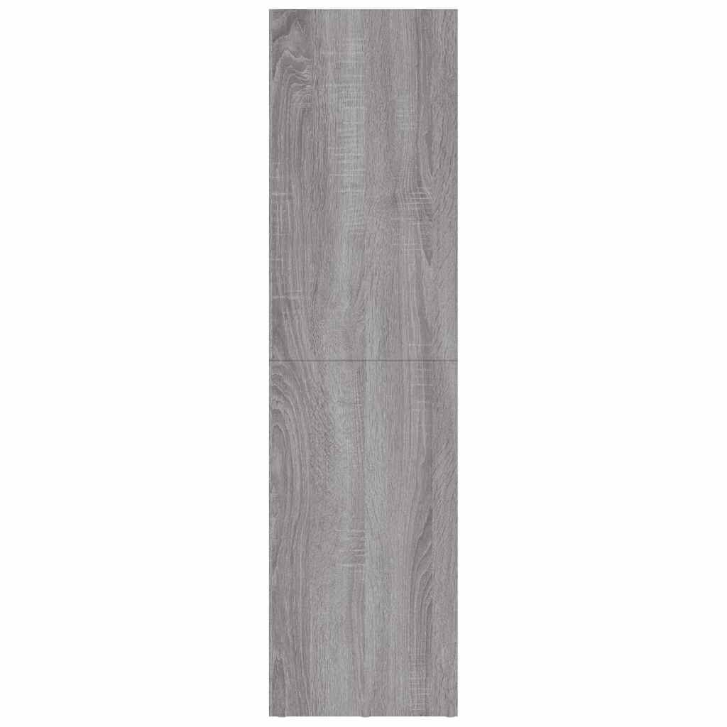 vidaXL Book Cabinet/TV Cabinet Grey Sonoma 36x30x114cm Engineered Wood