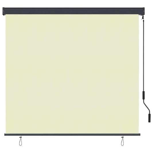 vidaXL Roller Blind Cream 180 x 250 cm Fabric and Aluminum