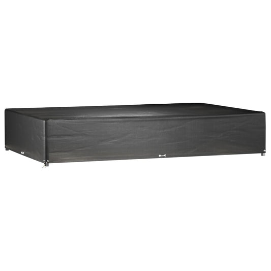 vidaXL Garden Furniture Covers 2 pcs 16 Eyelets 325x205x60 cm Rectangular