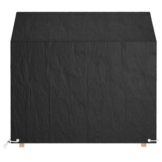 vidaXL Garden Bench Covers 2 pcs 8 Eyelets 130x70x70/88 cm Polyethylene