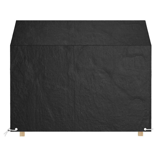 vidaXL Garden Bench Covers 2 pcs 8 Eyelets 160x70x70/88cm Polyethylene