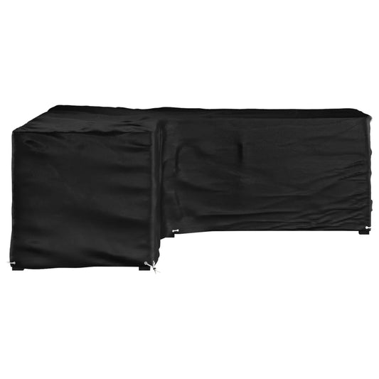 vidaXL L-Shaped Garden Furniture Cover 16 Eyelets 285x285x90 cm