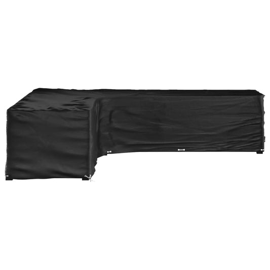 vidaXL L-Shaped Garden Furniture Cover 20 Eyelets 300x300x70 cm