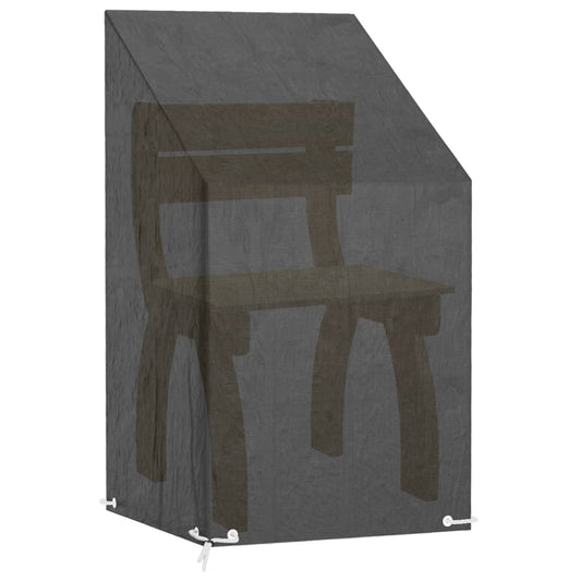 vidaXL Garden Chair Cover 8 Eyelets 65x65x80/120 cm Polyethylene