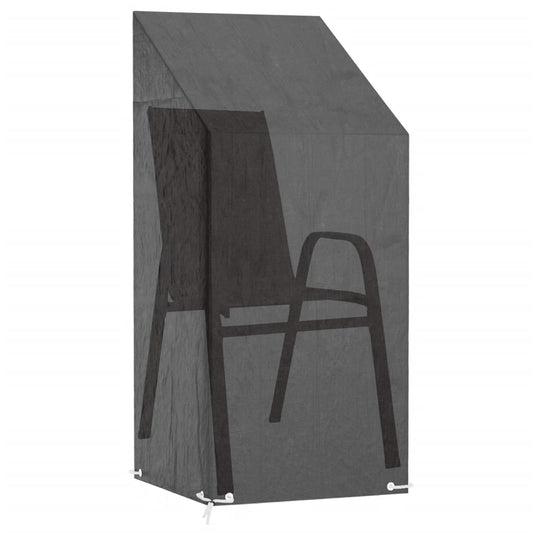 vidaXL Garden Chair Cover 8 Eyelets 65x65x110/150 cm Polyethylene