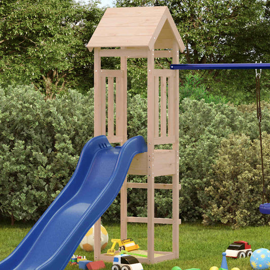 vidaXL Play Tower 52,5x46,5x206,5 cm Solid Wood Pine