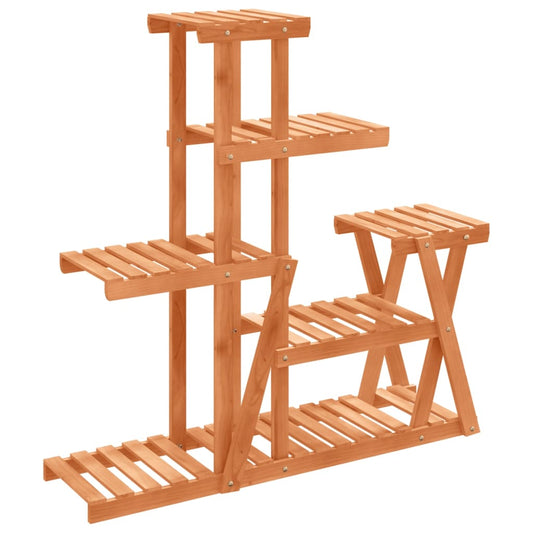 vidaXL Flower Stand 95x25x96 cm Solid Wood Fir