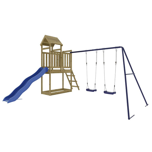 vidaXL Outdoor Playset Impregnated Wood Pine
