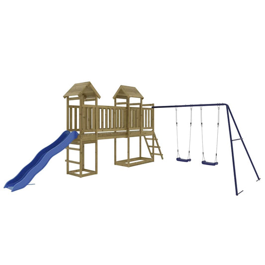 vidaXL Outdoor Playset Impregnated Wood Pine