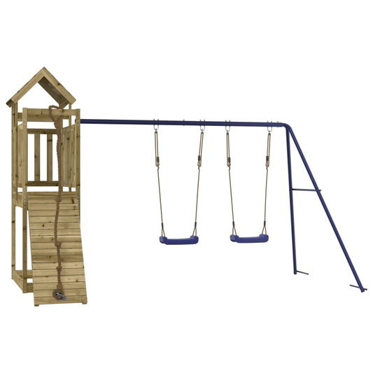 vidaXL Outdoor Playset Impregnated Wood Pine