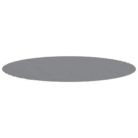 94225 vidaXL Pool Ground Cloth Light Grey Ø366 cm Polyester Geotextile