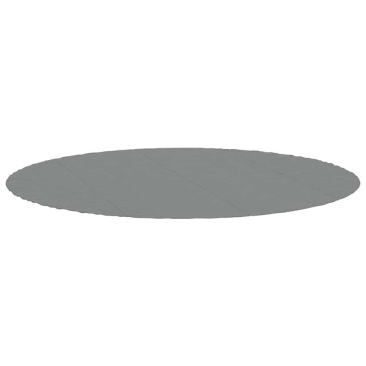 94228 vidaXL Pool Ground Cloth Light Grey Ø458 cm Polyester Geotextile