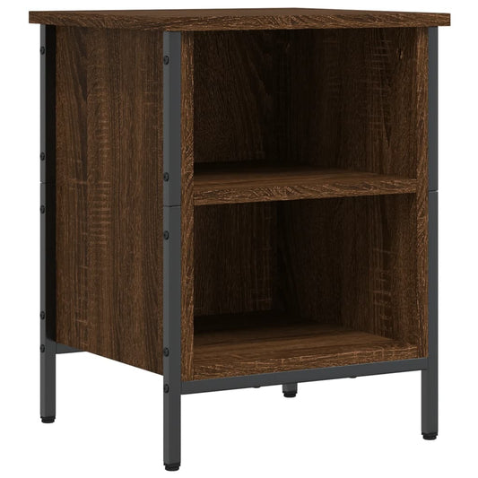 vidaXL Shoe Cabinet Brown Oak 2 compartments for shoes