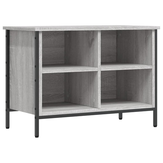 vidaXL Shoe Cabinet Grey Sonoma 4 compartments