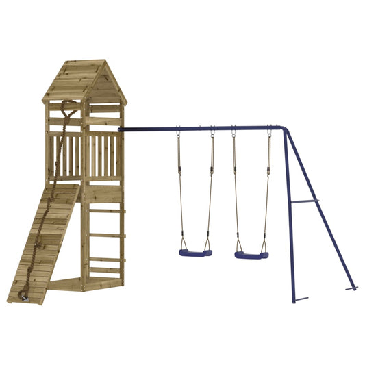 vidaXL Outdoor Playset Impregnated Wood Pine